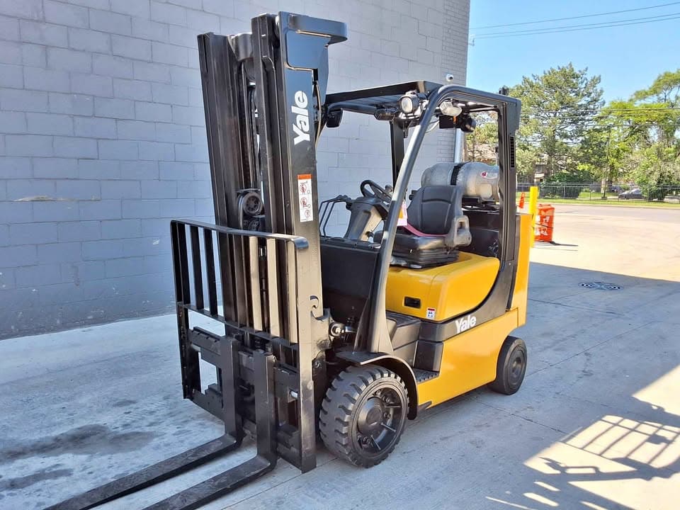2019 Yale GLP080VX Forklift 8,000lbs Capacity. Hours: 4,338