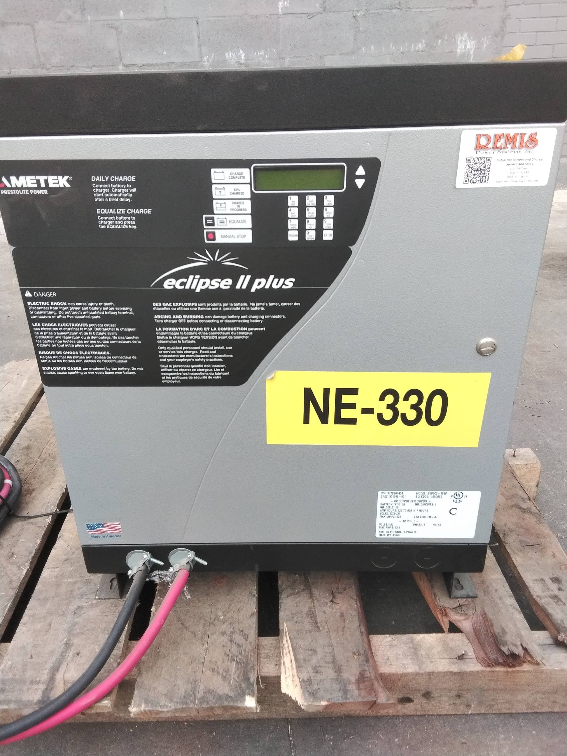 Ametek Prestolite Power 900EC3-18SP 36V Industrial Forklift Battery Charger #167