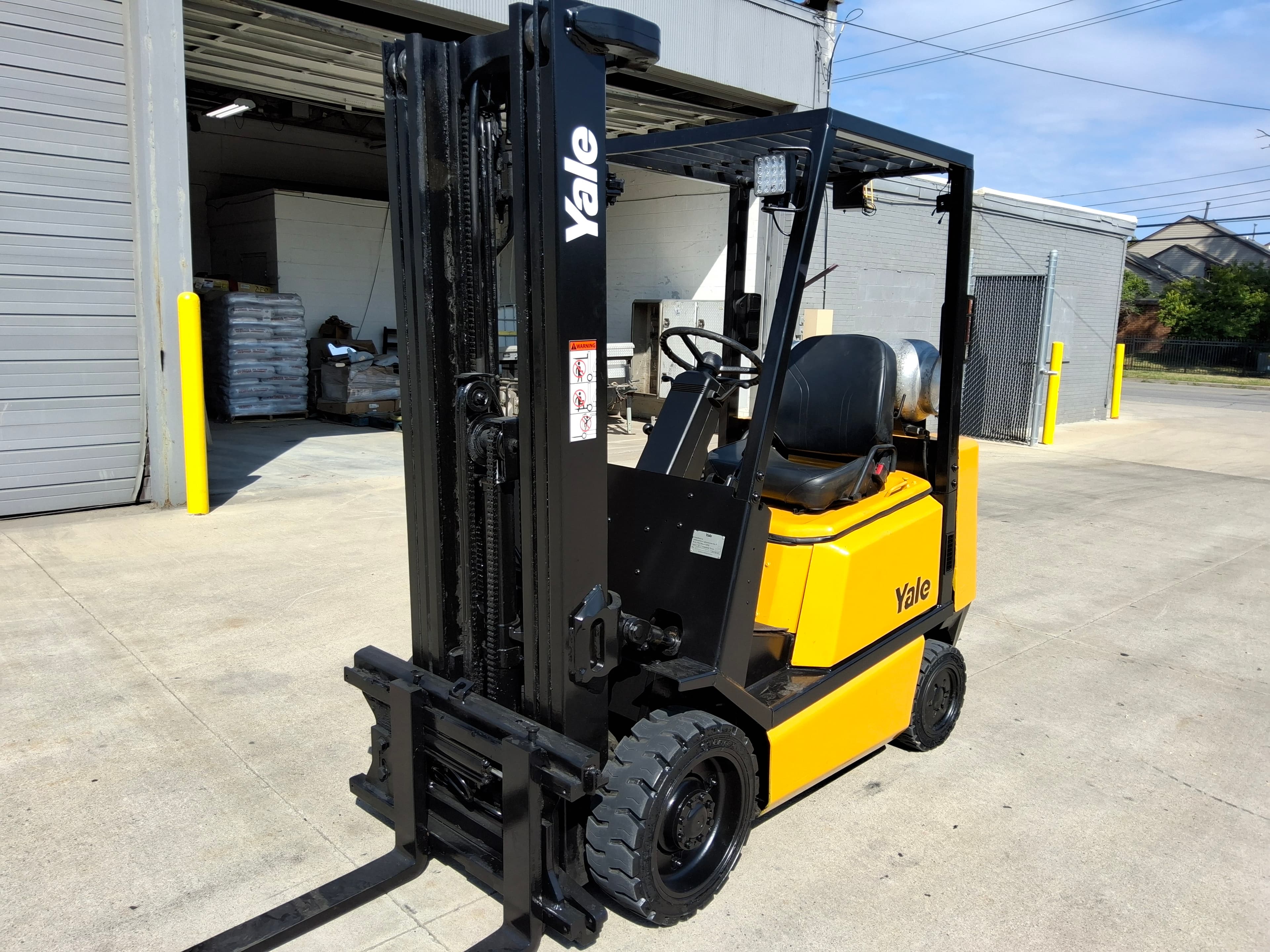 Yale Model: GLC050 5,000LB LP Powered Forklift. Hours: 6,603