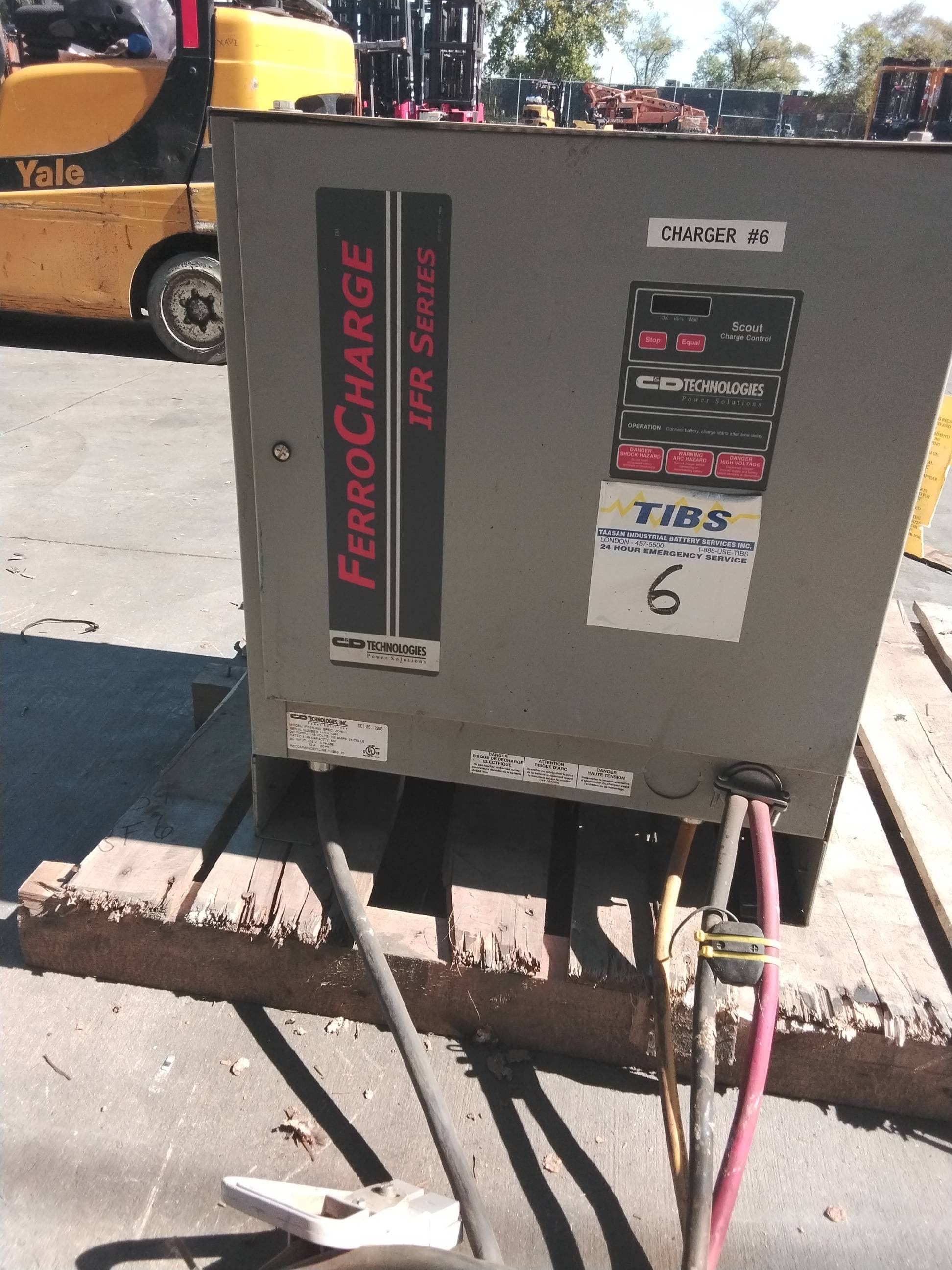 C&D Technologies Model: IFR24L850 48V Industrial Forklift Battery Charger
