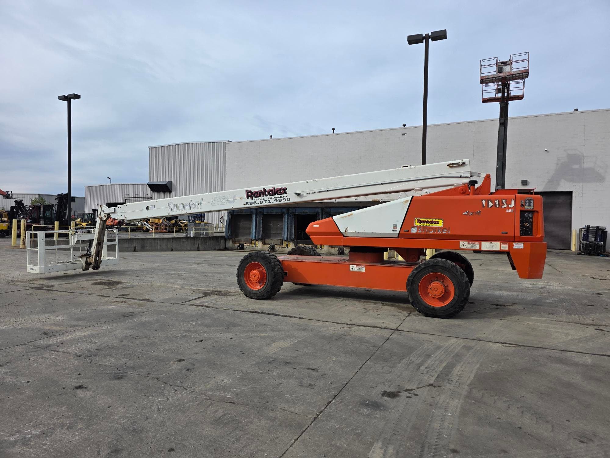 2007 Snorkel TB80 Telescopic Boom Lift, 80' Platform Height, Diesel, 4WD, Hours: 4,157.7