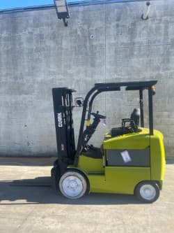 Clark ECX25 5,000 lb Electric Forklift – Cushion Tires