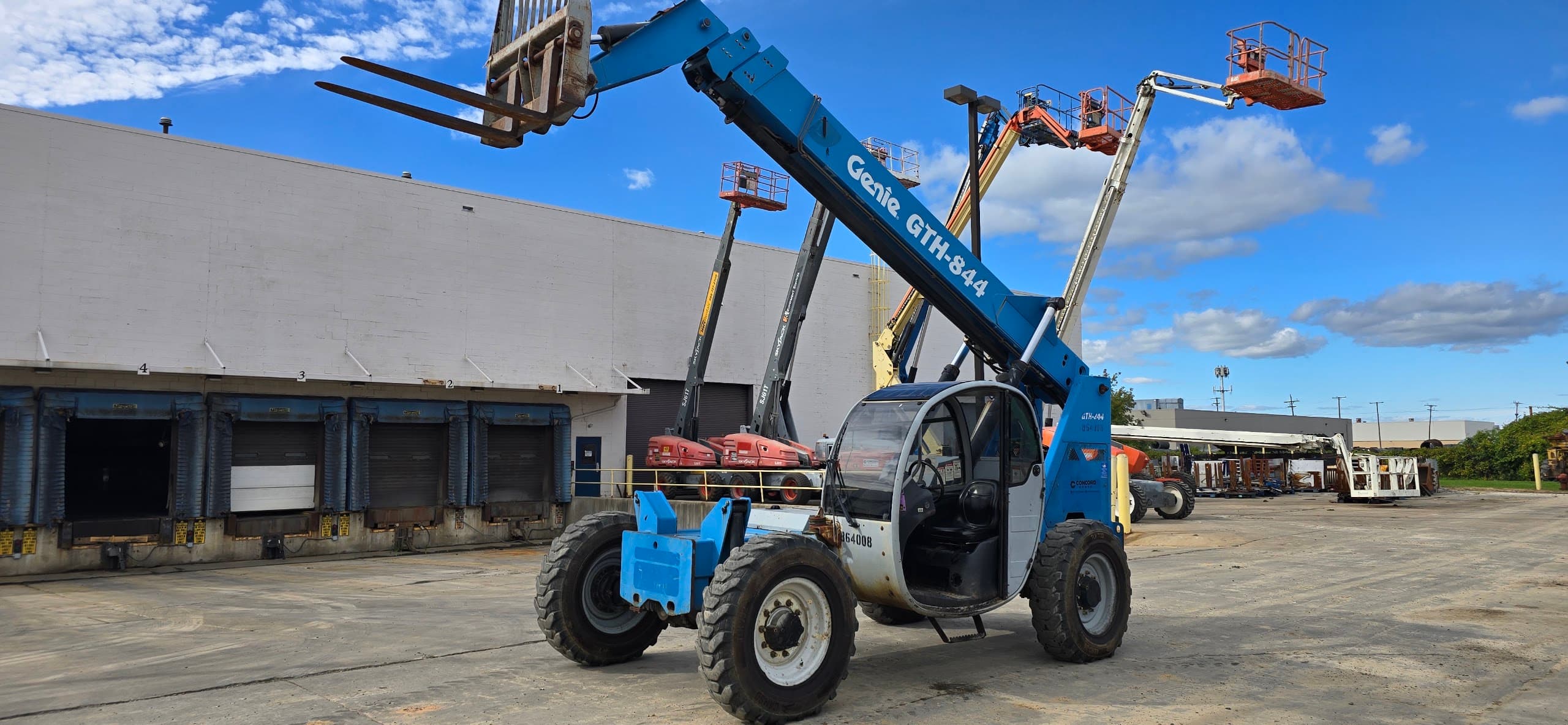 2006 Genie GTH-844 8,000lb Capacity Rough Terrain Telehandler