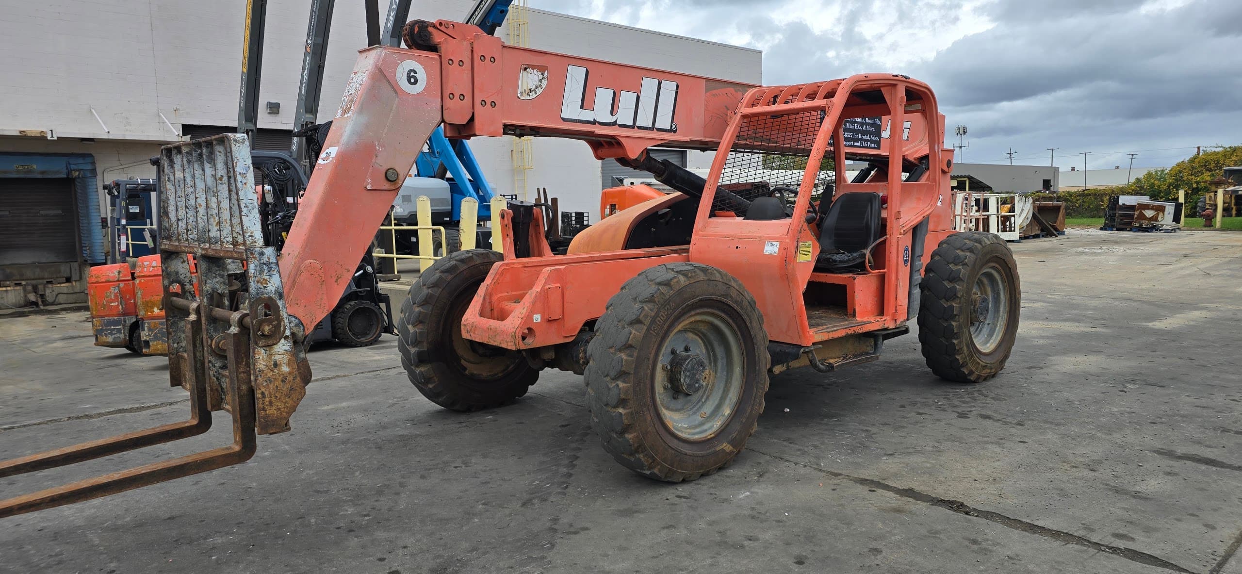 JLG (Lull) 644E42- 6,000 LB Telehandler – Pneumatic Tires, 42' Lift