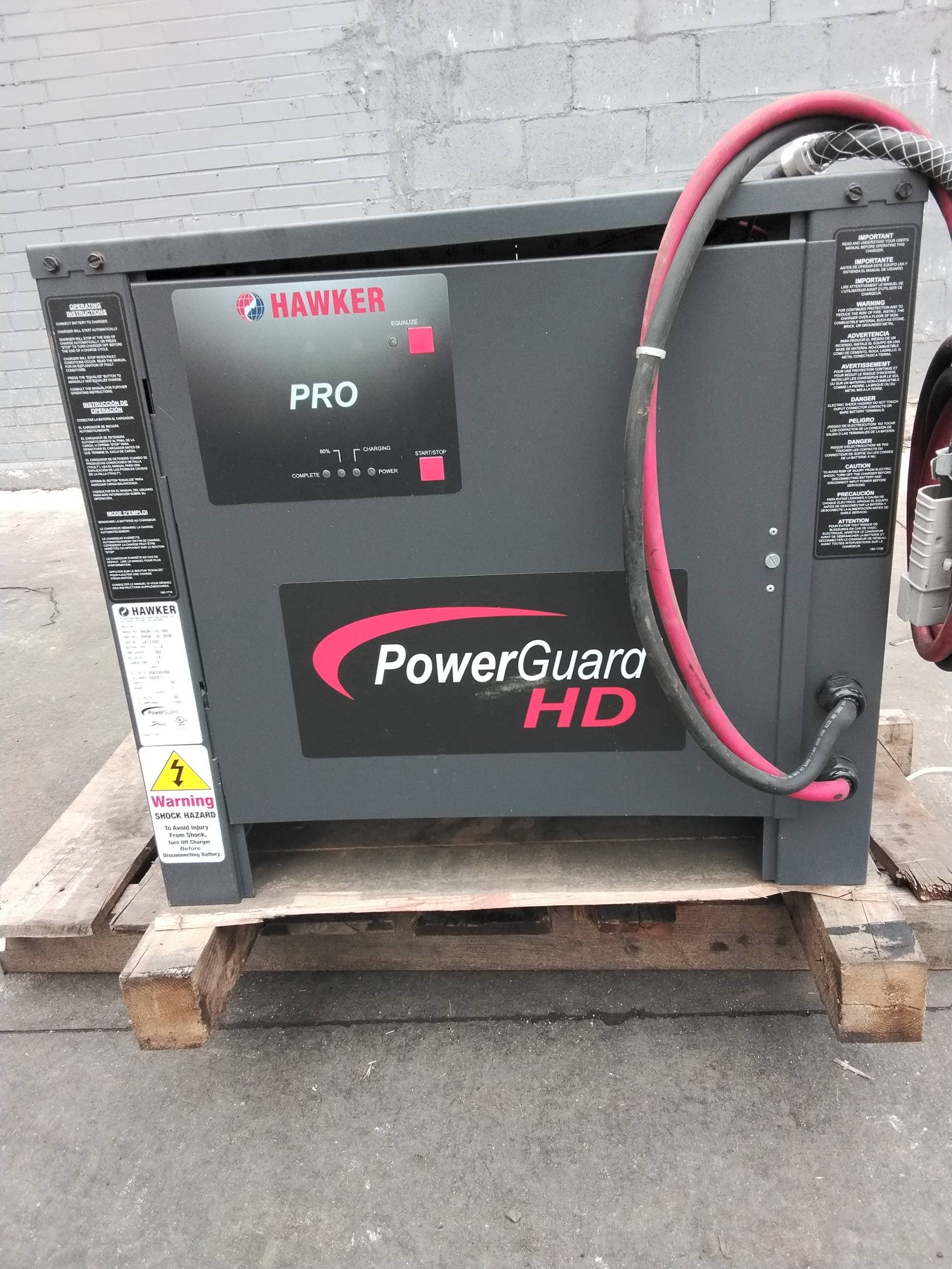 Hawker PowerGuard PH3R-18-865 Charger #191 - 36V 164A Battery Charger, 3 Phase